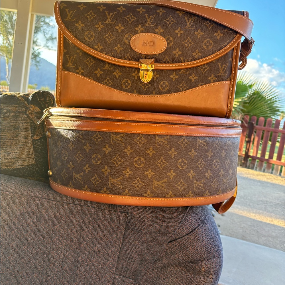 COPY - Louis Vuitton Travel Pair. Vintage & Real from late ‘80’s Made by the Fr…